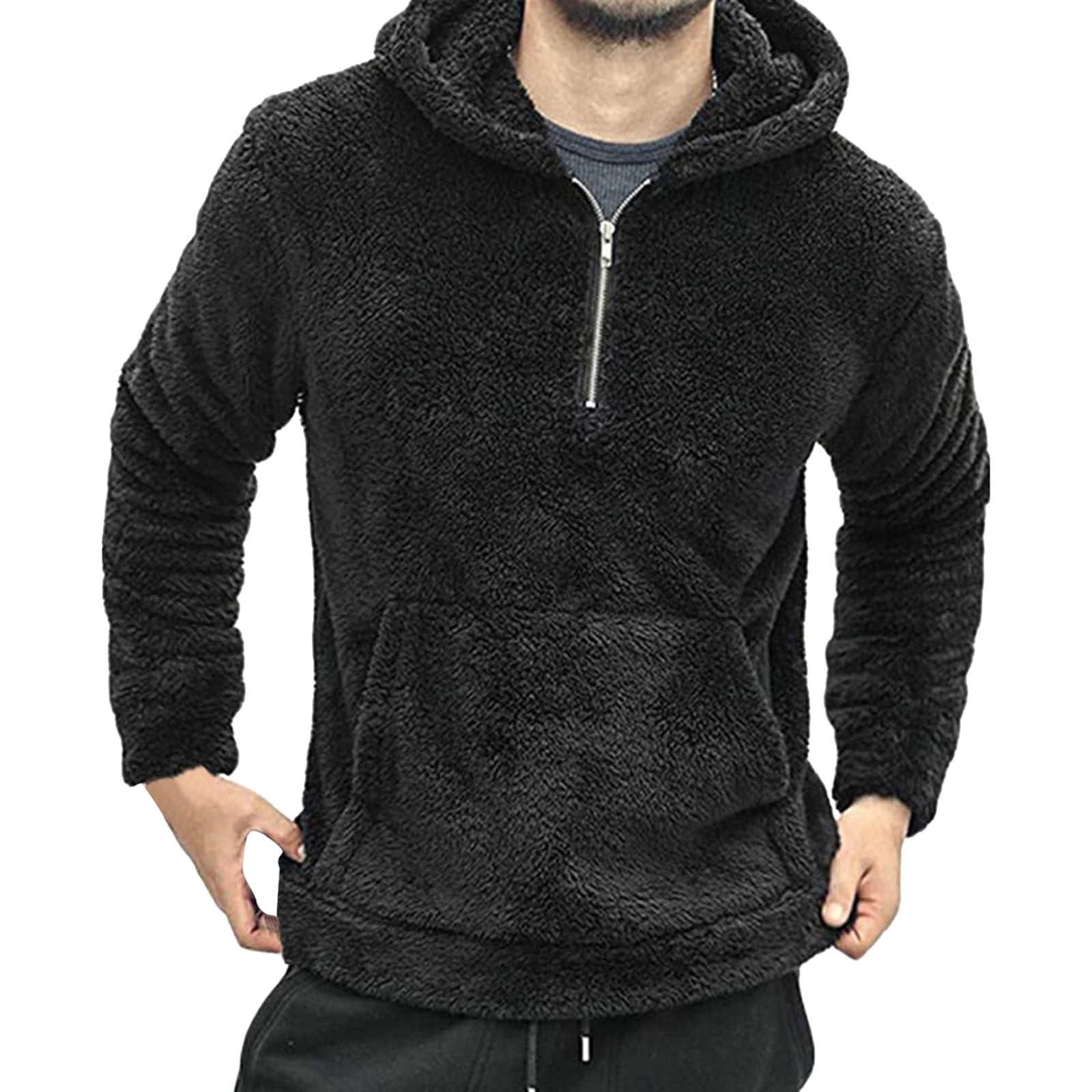 fuzzy pullover mens