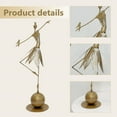 thumbnail image 6 of WMGHA Metal Dancing Girl Statue - Garden Decoration, Waterproof, Rustic Outdoor Yard Figurine,Outdoor Sculptures for Outside Yard Art Patio Balcony Front Lawn Ornaments Gifts for Women, 6 of 9