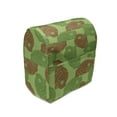 thumbnail image 1 of Animal Stand Mixer Cover, Repeating Abstract Camouflage Color Frogs Illustration, Kitchen Appliance Organizer Bag Cover with Pockets, 5 Quarts, Caramel Fern Green, by Ambesonne, 1 of 4