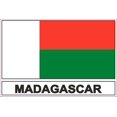 thumbnail image 1 of Autocollant sticker drapeau RM madagascar, 1 of 1