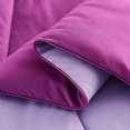 thumbnail image 5 of All Season Down Alternative Comforter,Quilted Duvet Insert - Hypoallergenic, Fluffy, Ultralsoft,Purple,Queen 88"L x 88"W, 5 of 5