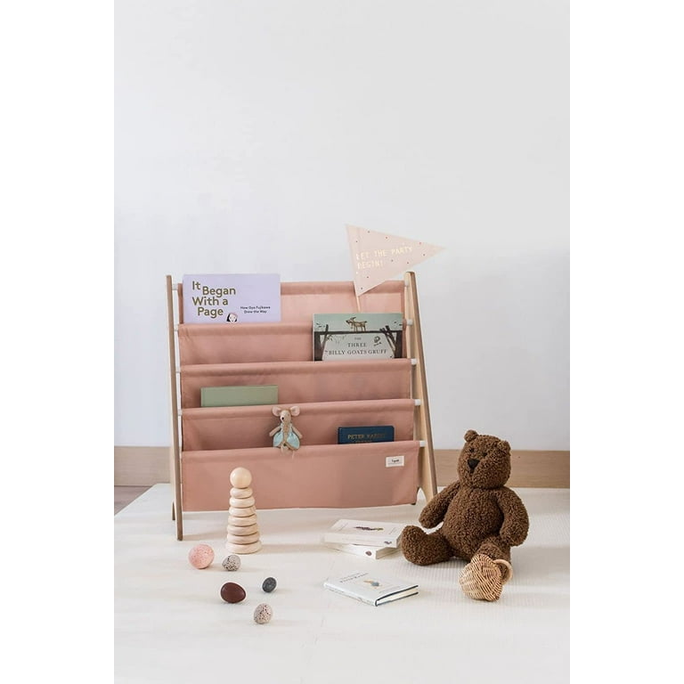 Sprouts Recycled Fabric Kids Book Rack Storage Bookshelf