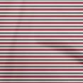 thumbnail image 1 of oneOone Cotton Poplin Red Fabric Stripes Craft Projects Decor Fabric Printed By The Yard 42 Inch Wide, 1 of 4