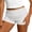 White, variant on Womens Y2K Shorts Fold Over Elastic Waist Skinny Lounge Mini Bottom Comfy Trendy Going Out Hot Shorts