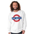 thumbnail image 3 of Mind The God Metro Pun Religion Sweatshirt for Men or Women Brisco Brands S, 3 of 6