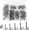Black_200pcs, variant on Fishing Treble Hooks Kit - High Carbon Steel 50pcs Mixed Treble Hooks Size 2/4/6/8/10 | Sharp Fish Hooks for Saltwater & Freshwater Fishing | Durable Fishing Hooks for Lures, Baits