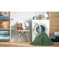 thumbnail image 2 of Ahgly Company Machine Washable Indoor Square Contemporary Green Area Rugs, 6' Square, 2 of 7