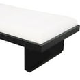 thumbnail image 6 of Meridian Furniture Arlington Cream Chenille Fabric Bench, 6 of 10