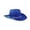 Blue, variant on BRICH Men & Women Cowboy Hat Western Style Glitter Party Hats Silver One Size
