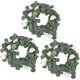 thumbnail image 1 of 3 Pieza Conjuntos 6.5 pies Guirnalda de eucalipto artificial con , Enredadera colgante de hojas de eucalipto de seda sintética para decoración de bodas, 1 of 5