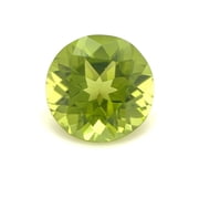Certified Genuine 2 Carat Peridot Round Shape Brilliant Cut 8 mm Loose Gemstone August Birthstone