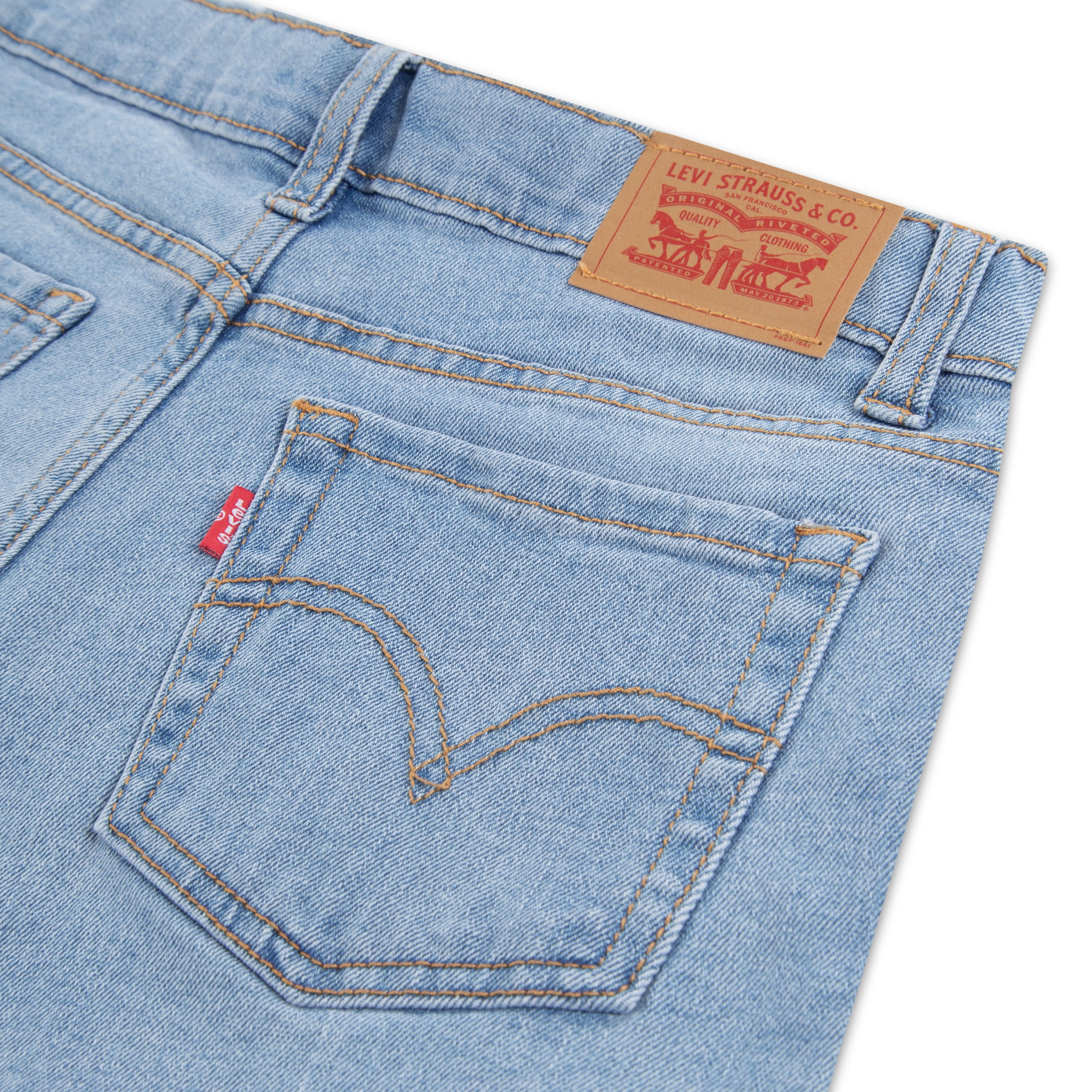Levi Girls Girlfriend Denim Shorts, Sizes 7-16