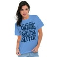 thumbnail image 3 of Shedding Sharing Glitter Dog Fur Puppy Plus Size Crewneck Graphic Tee Shirt Brisco Brands 2X, 3 of 5