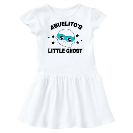 

Inktastic Cute Abuelito s Little Ghost with Stars Gift Toddler Girl Dress