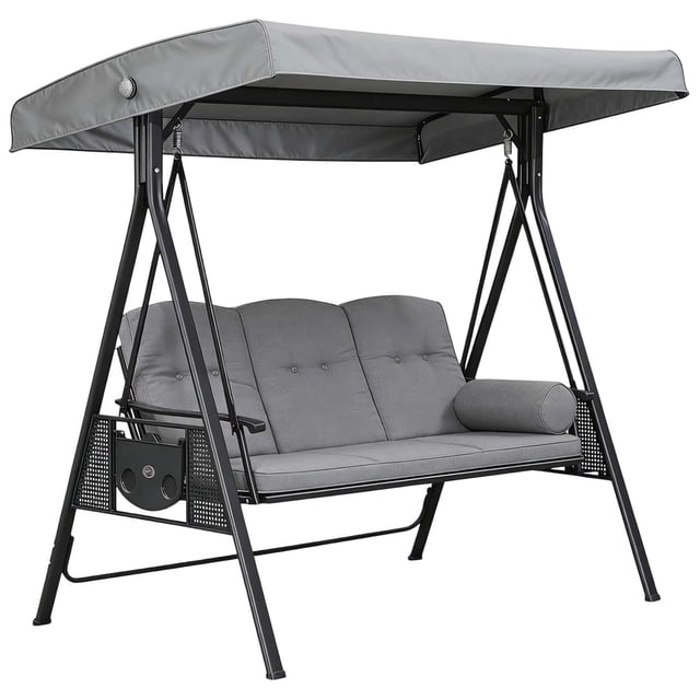 Outdoor Swing Replacement Cover Seater Universal Patio Swing Cover Replacement For Garden Swing Patio (No Swing)