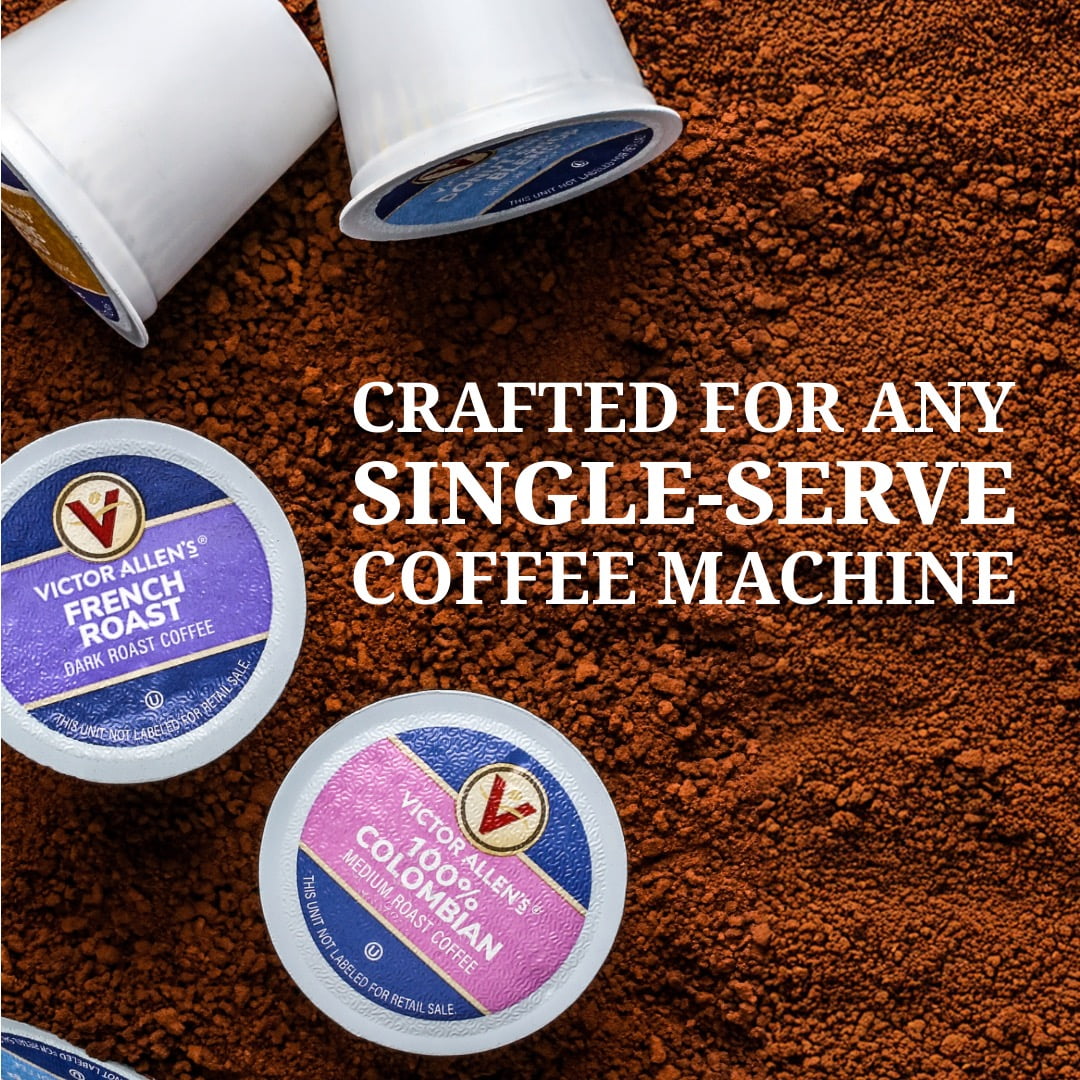 Victor Allen's Coffee 100% Colombian Coffee, Medium Roast, 72 Count, Single  Serve Coffee Pods for Keurig K-Cup Brewers - Walmart.com