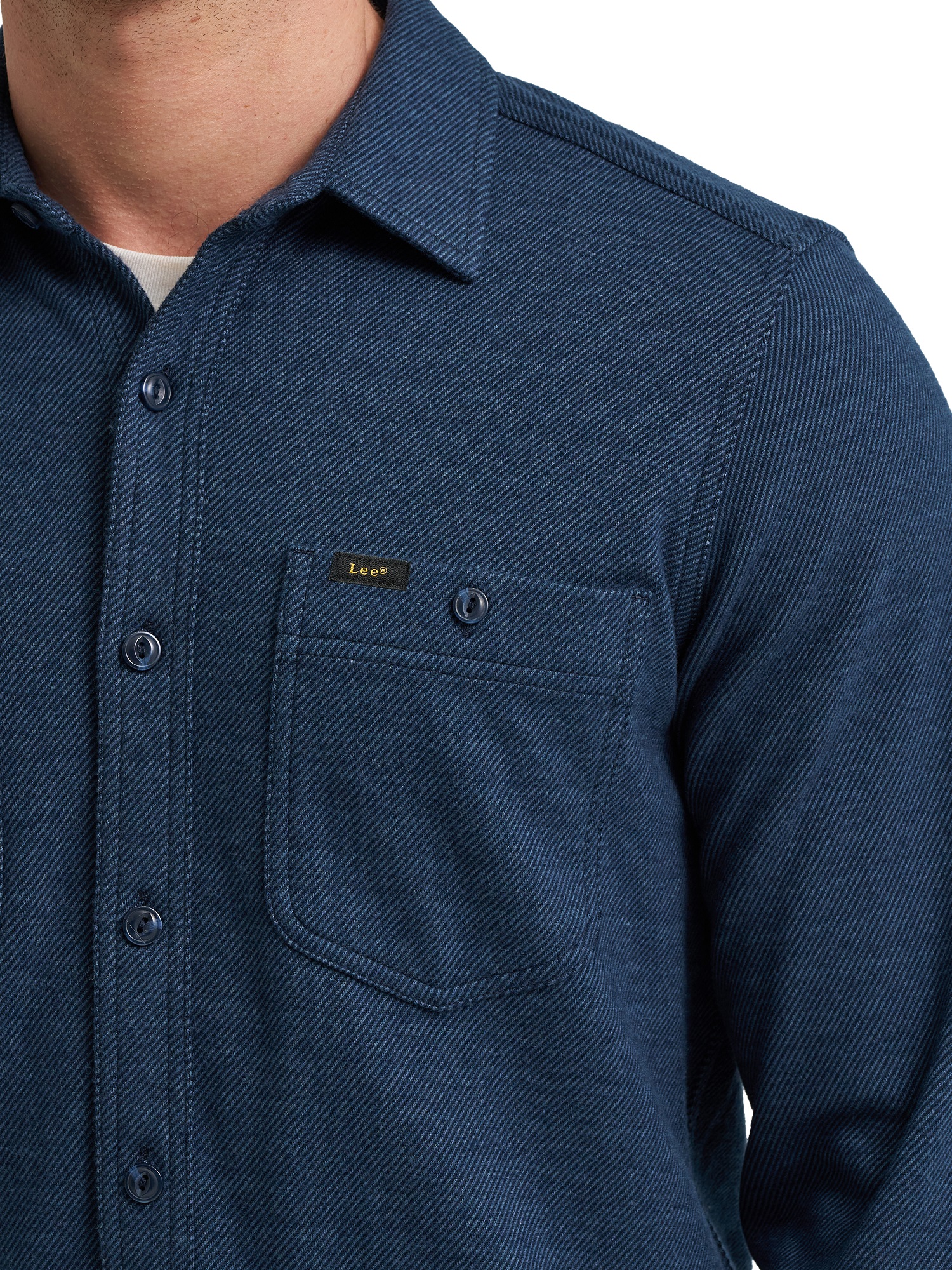 Lee® Men's Brushed Knit Shop Shirt