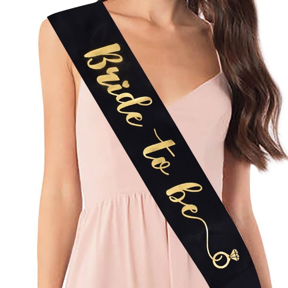Bride to Be DIY Bridal Sash Bachelor Party Women Decoration Wedding