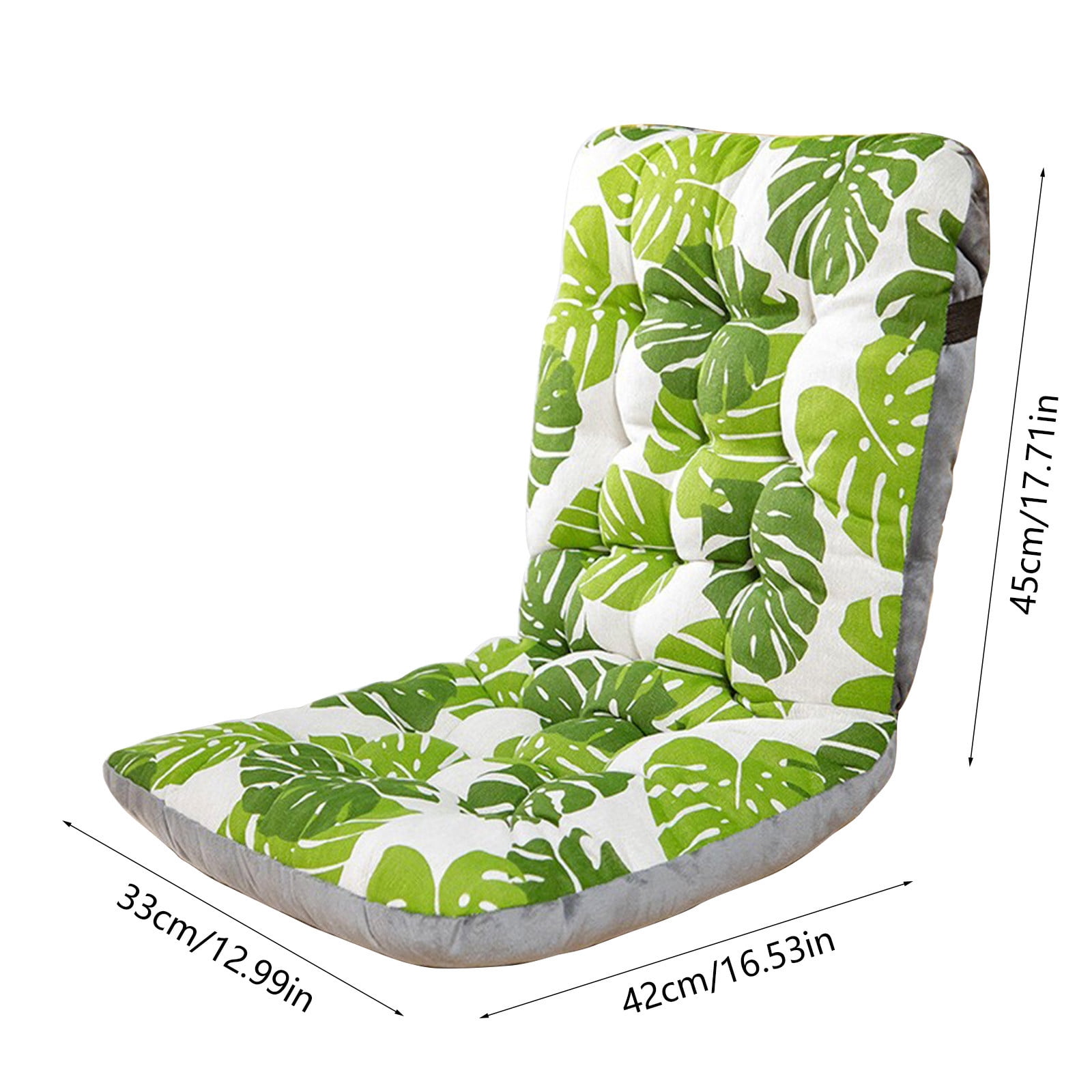 Yhmxh Rocking Chair Cushions Rocking Chair Pads for Wooden Rocking Chair Cushion, Patio Chair Cushion High Back Rocking Chair Cushion 13x18x16.5 inch, Outdoor Seat Back Chair Cushions (Green)