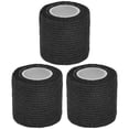 thumbnail image 1 of Uxcell 3 Rollos de Cinta Camuflaje 2IN x 14.76FT, Cinta Autoadhesiva Impermeable y No Reflectante para Escalada al Aire Libre, Negra, 1 of 7