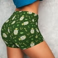 thumbnail image 4 of Goofa St. Patrick's day 6 Printed Workout Shorts Women Seamless Scrunch Butt Lifting High Waisted Gym Booty Shorts Elastic Workout Shorts-Medium, 4 of 8
