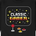 thumbnail image 3 of Instant Message - Classic Gamer - Men's Crew Neck Fleece Pullover, 3 of 6