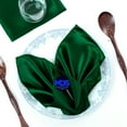 thumbnail image 1 of MDS Set of 50 Satin Napkin 20x20 Inch Square Napkins for Wedding - Hunter Green, 1 of 6