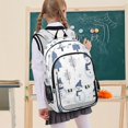 thumbnail image 7 of FORMRS Unisex School Backpack 17" Student Travel Bag with Laptop Compartment, Cartoon Snowmen, 7 of 7