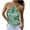 Green, variant on Womens Camisoles with Built in Bra Women Sequin Cami Tops Sleeveless Tie Back Backless Tank Camisole Sparkly Party Going out Cropped Tops XL