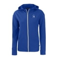 thumbnail image 2 of Women's Cutter & Buck Royal Duke Blue Devils Daybreak Eco Recycled Full-Zip Hoodie, 2 of 3