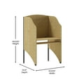 thumbnail image 5 of Flash Furniture Starter Study Carrel in Oak Finish, 5 of 11
