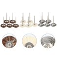 thumbnail image 4 of Brosse de Polissage de Roue Abrasive Tête de Meulage 15pcs Tourner Meulage Abrasif Roue Acier Fil de Polissage Brosse Brosse de Meulage Tête de Brosse, 4 of 8
