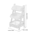 thumbnail image 4 of Shisuyan Miniature 3-Tier Shelf Multilayer Design for Mini Books 1Pcs 4.92X2.64X2.36in, 4 of 8