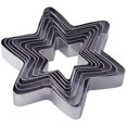 thumbnail image 1 of Star Cookie Cutter Set, Stainless Steel Biscuit Cutters (Star 10pcs) Star 10pcs -, 1 of 8