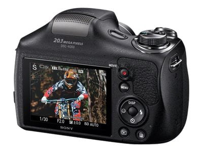 Sony Black DSC-H300/B Digital Camera with 20.1 Megapixels