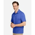 thumbnail image 2 of Team 365 TT51H Men's Zone Sonic Heather Performance Polo-Sport Royal Heather-2XL, 2 of 6