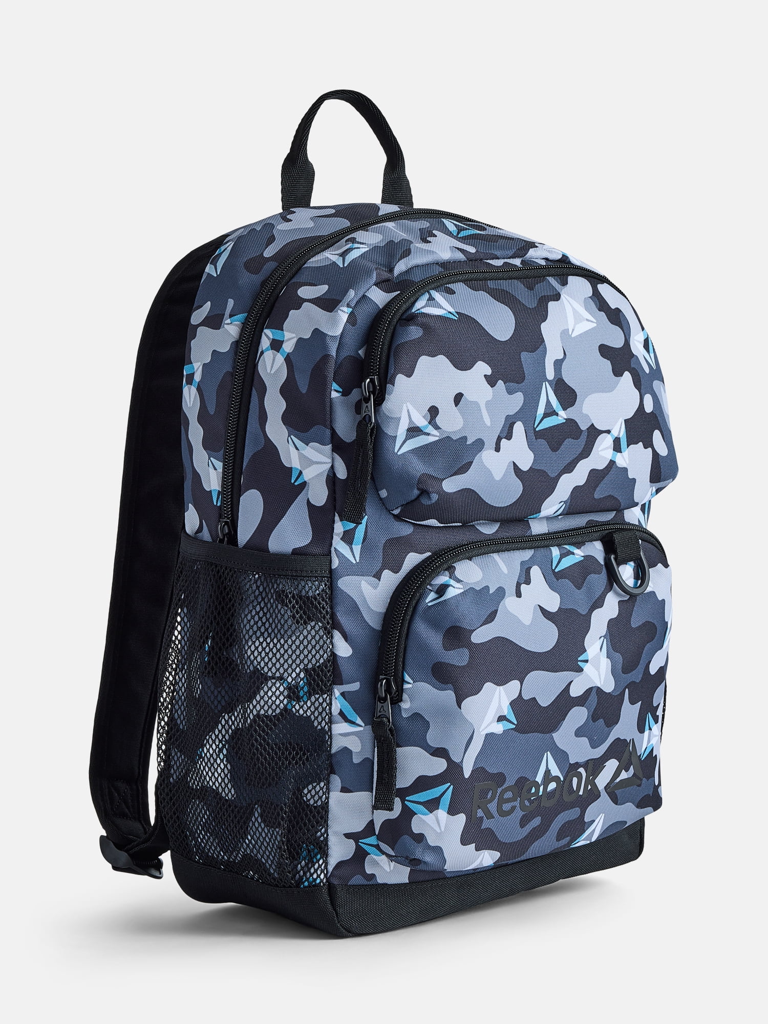 Reebok Boys Coconut Mini Backpack, Grey Blue Delta Camo