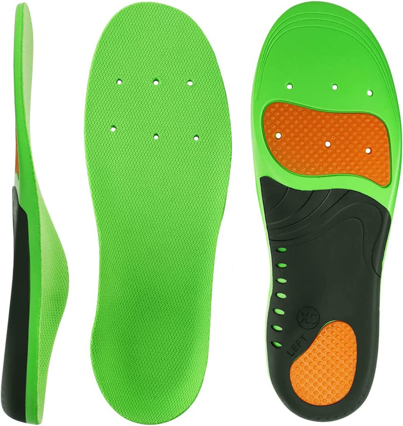High Arch Support Insoles for Men and Women, Orthotic Shoe Inserts