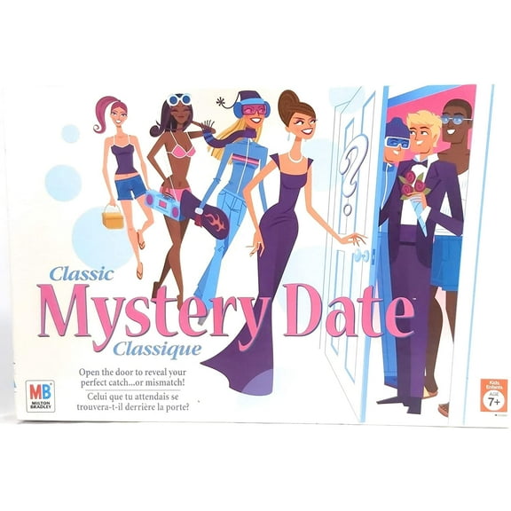 Open Box Milton Bradley Classic Mystery Date Board Game for Ages 7 & Above