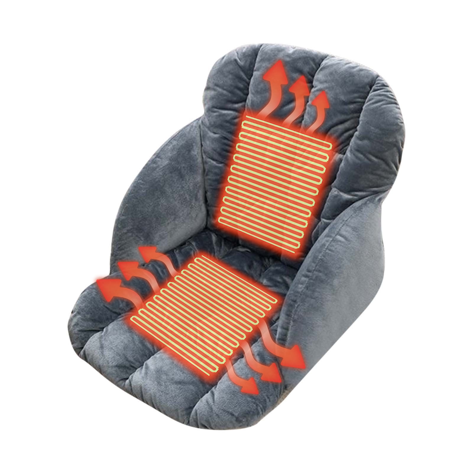 Eolstice Winter USB Heating Seat Cushion, Integrated Warm Sitting Pad for Long Duration Use, for Office Chairs Home Seating and Comfort Support