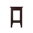 thumbnail image 4 of AFI Mission Solid Hardwood Side Table with USB Charger Set of 2 Black Espresso, 4 of 5