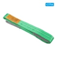 thumbnail image 3 of Uxcell 2" x 4 FT Lift Strap 2 Ply 4409lbs Capacity Webbing Lifting Moving Straps for Rigging Hoisting, 2 Pack Green, 3 of 7
