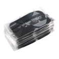 thumbnail image 4 of 50 piezas Máscara sanitaria para ojos Hugo Accesorios para la Cubierta de los ojos Universal Suave Cómodo Transpirable Usable Máscaras desechables Negro, 4 of 10
