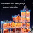 thumbnail image 6 of Dollhouse for Girls with Light - 12 Rooms Big Doll House, DIY House with 285PCS Playhouse Accessories, Gift for Girl Ages 3+, 6 of 7