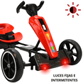 thumbnail image 2 of Montable Electrico para Niños Go Kart Luz Sonido Bluetooth Batería 12v - Rojo, 2 of 6