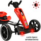 thumbnail image 2 of Montable Electrico para Niños Go Kart Luz Sonido Bluetooth Batería 12v - Rojo, 2 of 6