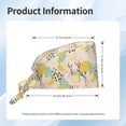 thumbnail image 6 of Kdxio Lemon Leaves Pattern Turban Hat for Women Men Comfortable Adjustable Cleaning Working Cap with Sweatband, 6 of 8