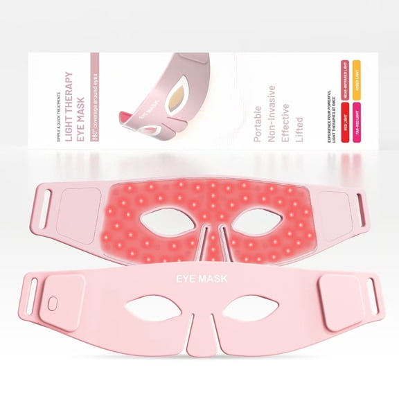 Portable Relaxation Light Mask for the Eye Area, A Flexible Silicone Wellness Device with Soothing Warmth to Complement Your Daily Skincare Routine