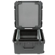 SKB Cases Seres Case Wth Removeable 10U Alumnum Shallow Rack Cage, Tsa Locks, Wheels