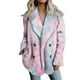thumbnail image 1 of Cárdigan cálido de invierno para mujer, abrigo con solapa, forro polar, abrigo frontal abierto con bolsillos, prendas de vestir exteriores estampadas Fridja  BV0+5361, 1 of 4